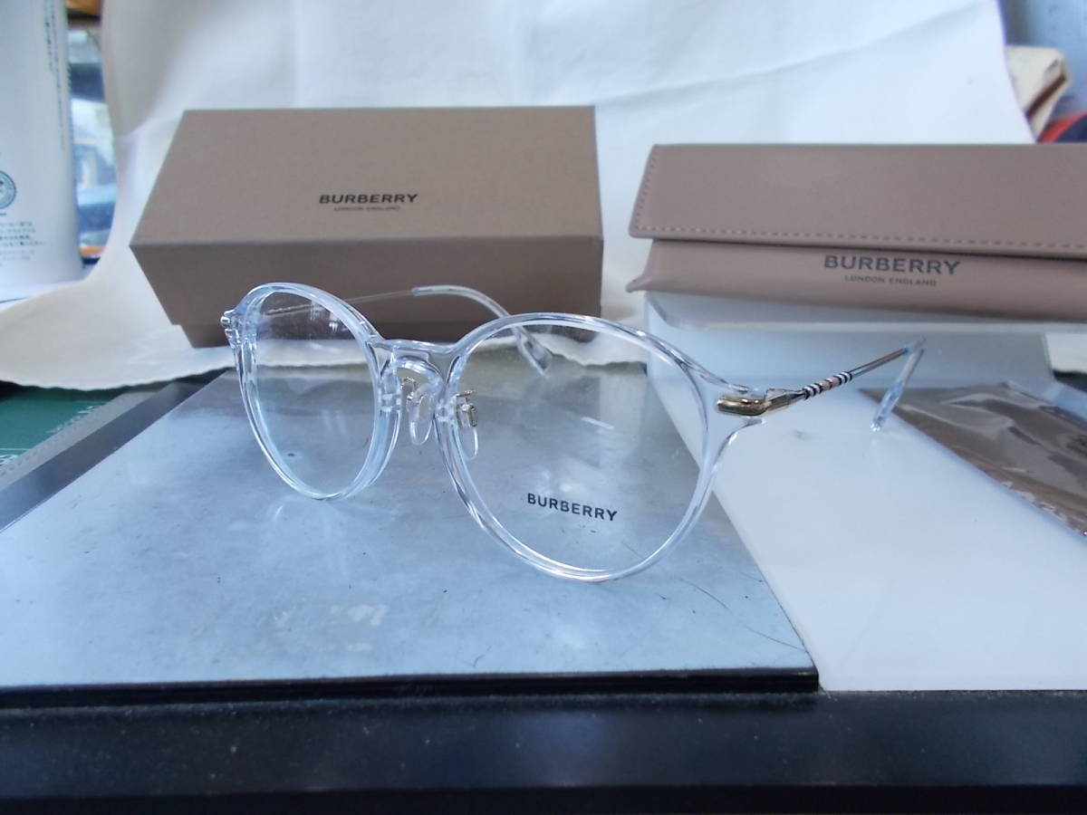 バーバリー BURBERRY LONDON ENGLAND お洒落な ボストン 丸眼鏡フレーム B2365F-3024 お洒落 _画像3