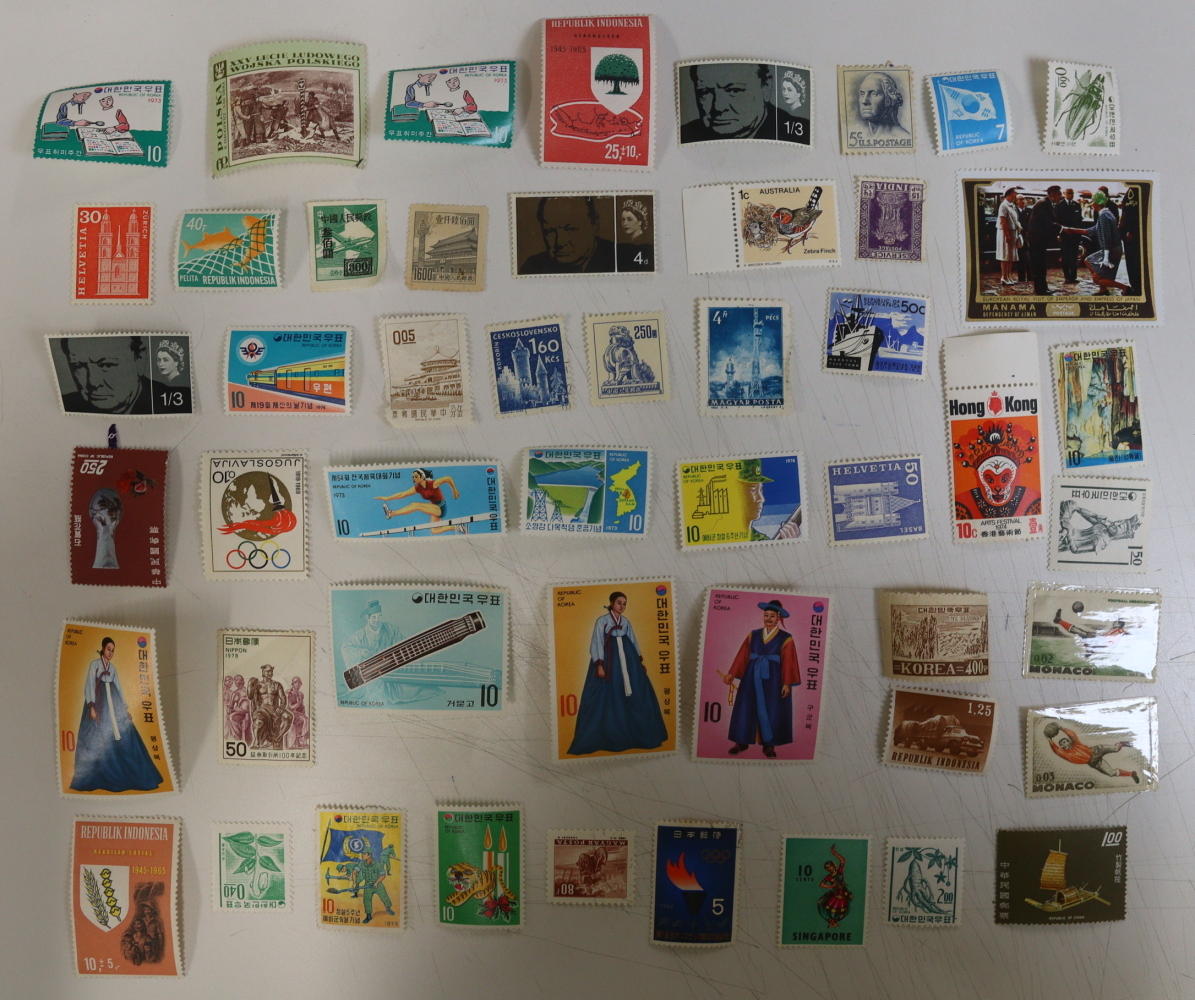 海外切手 バラ切手 外国切手 未使用 約200枚 まとめて おまとめ 切手 特殊切手 はがき 古銭 アンティークの画像8