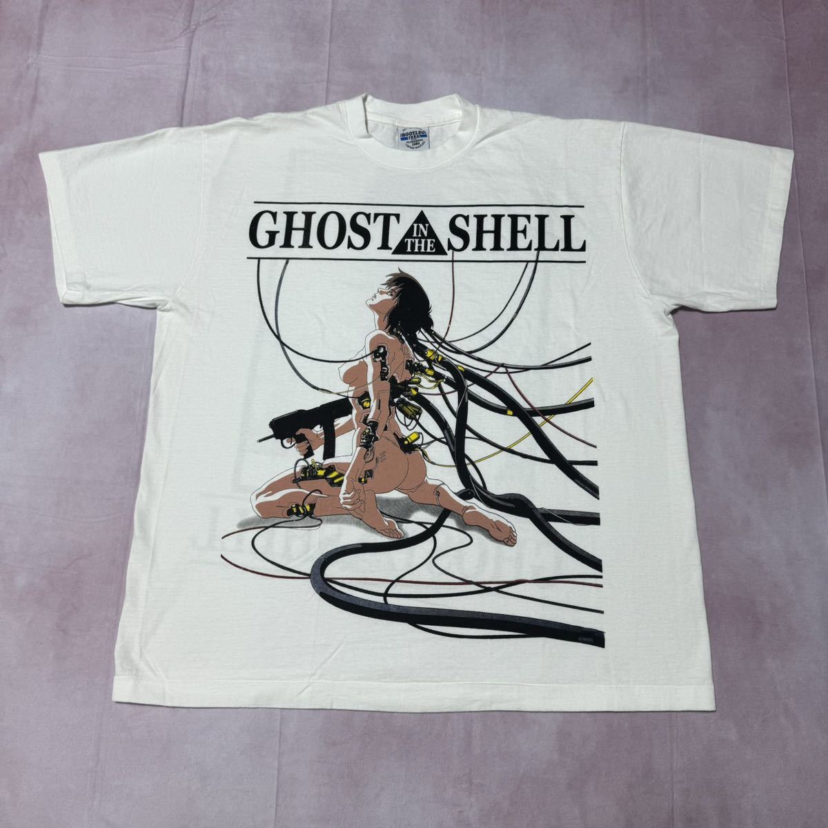 GHOST IN THE SHELL ホワイト Tシャツ　XLサイズ_画像1