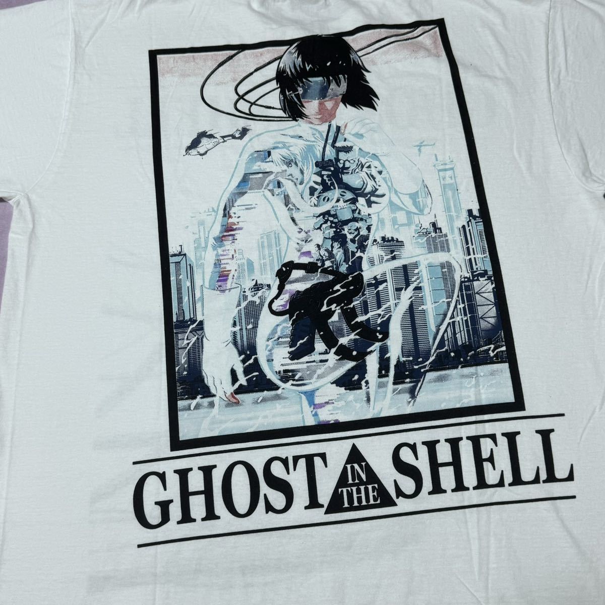GHOST IN THE SHELL ホワイト Tシャツ　XLサイズ_画像6