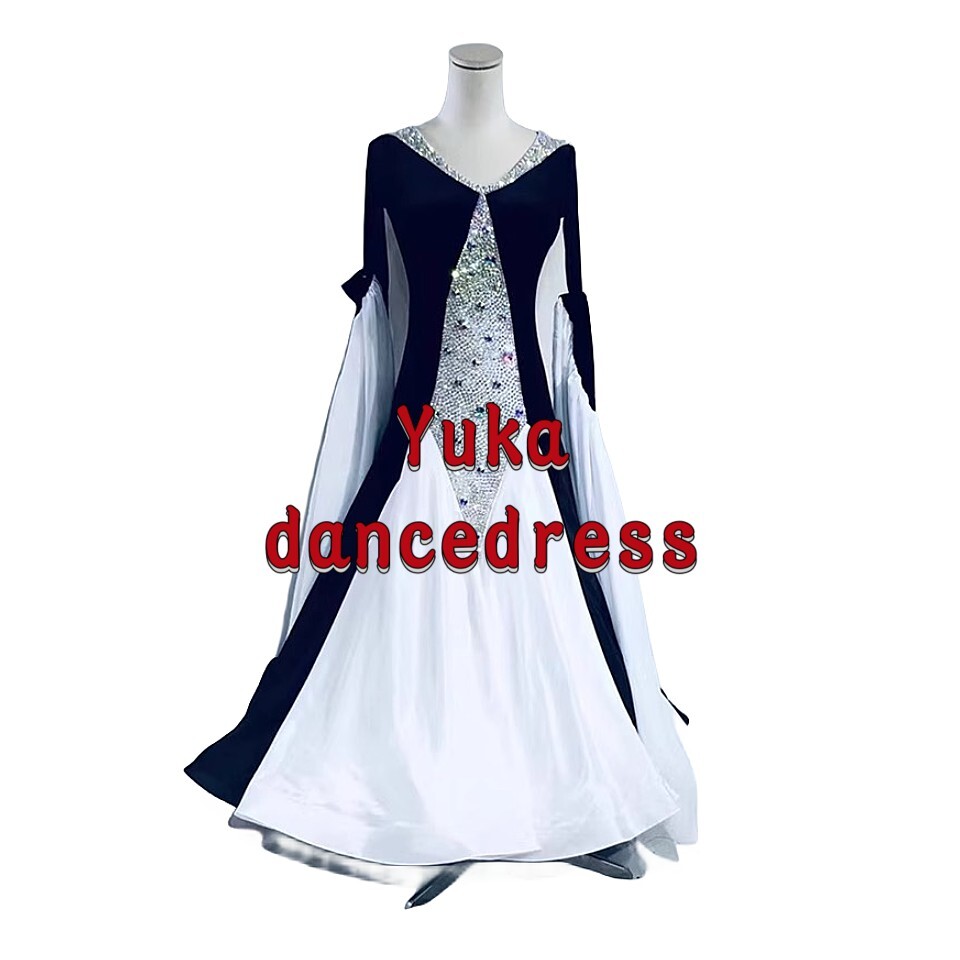 NEW 社交ダンスドレス・モダンドレス・スタンダードドレス オーダーメイド、最高品質modern-713