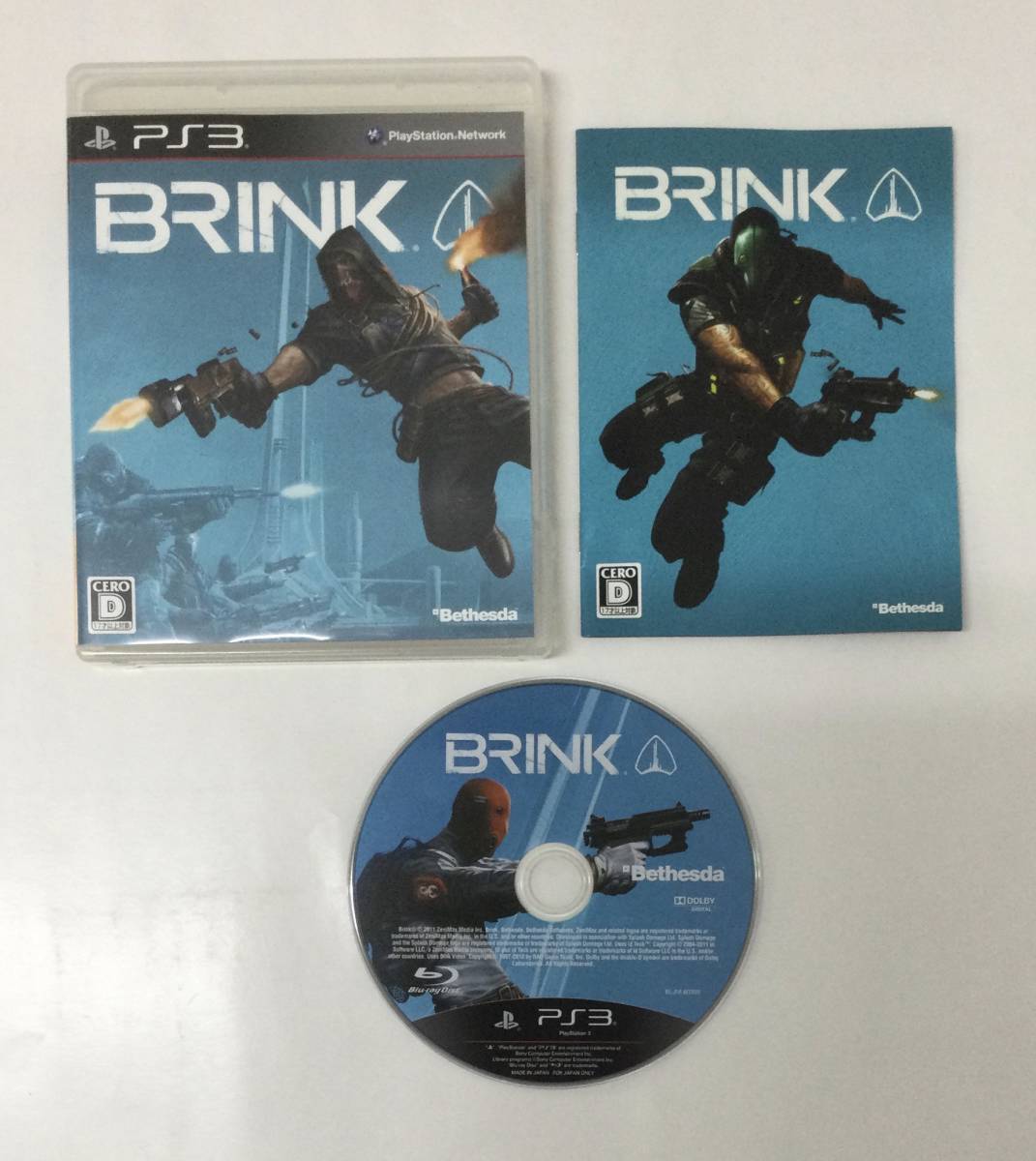 24PS34-006 ソニー sony プレイステーション3 PS3 プレステ3 BRINK ブリンク レトロ ゲーム ソフト_画像1