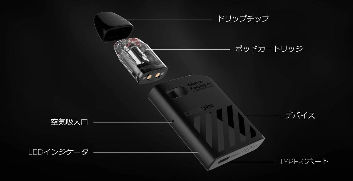 新品 UWELL Caliburn AK2 Pod ターコイズブルーカリバーン ユーウェル ポッド 電子タバコ Vape ベイプ_画像2