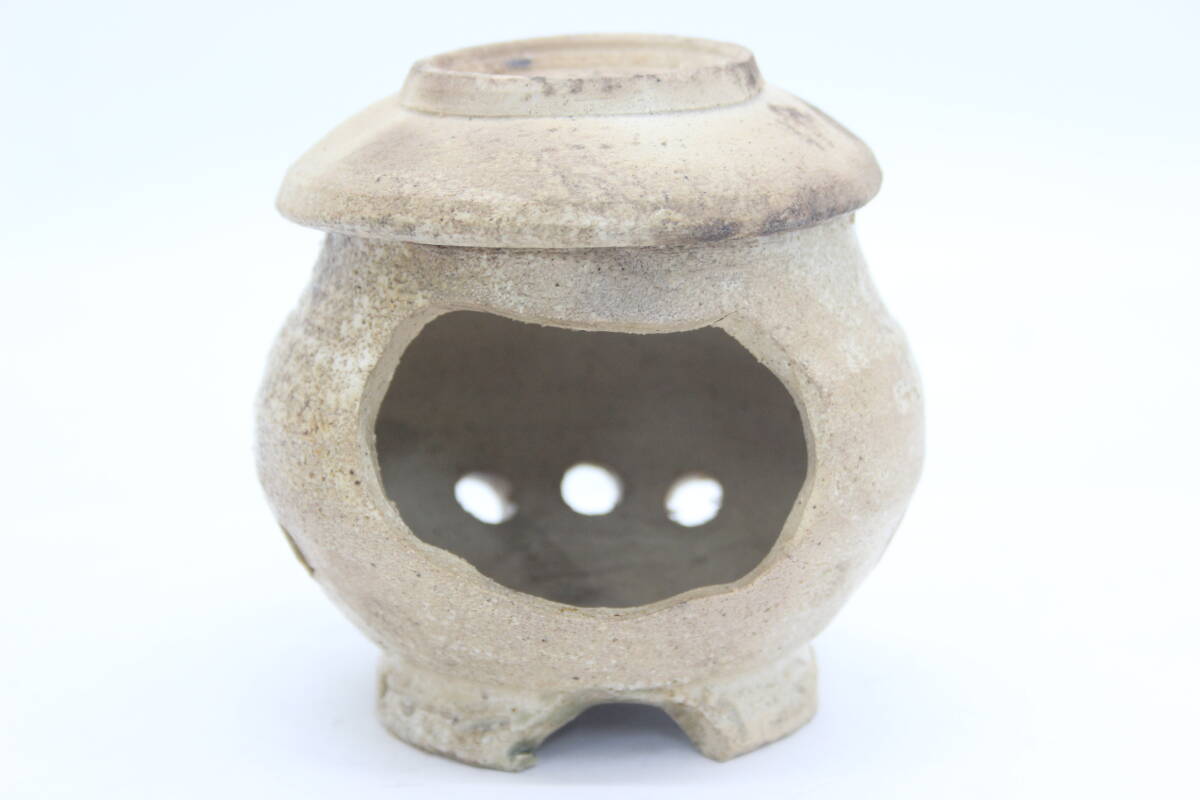 前川 電光 小皿 香炉 フクロウ 陶器 陶芸 伝統工芸 美術 芸術 U25
