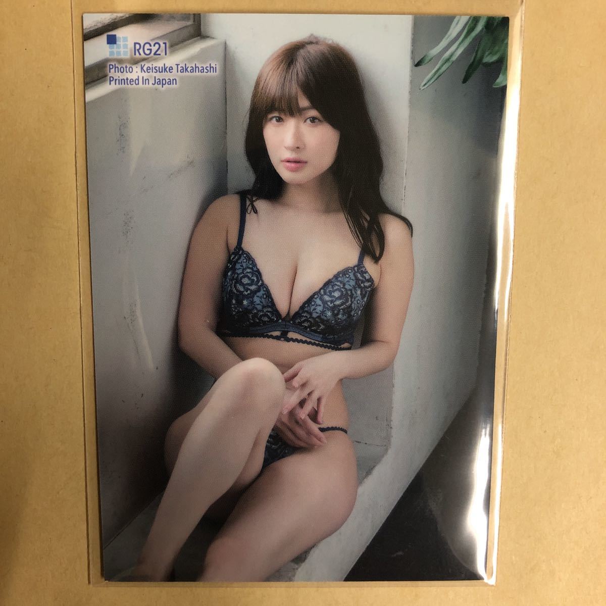 メイリ ヒッツ トレカ アイドル グラビア カード 下着 RG21 タレント ファースト トレーディングカード　水沢めい_画像2