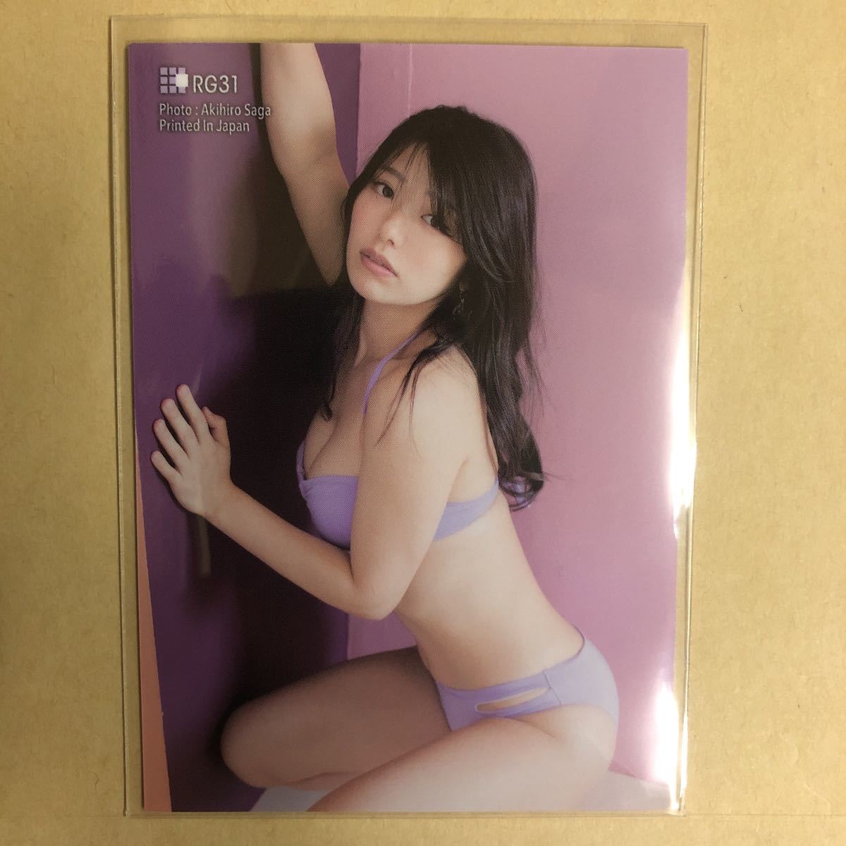 山田かな トレカ アイドル グラビア カード 水着 ビキニ RG31 タレント トレーディングカード_画像2