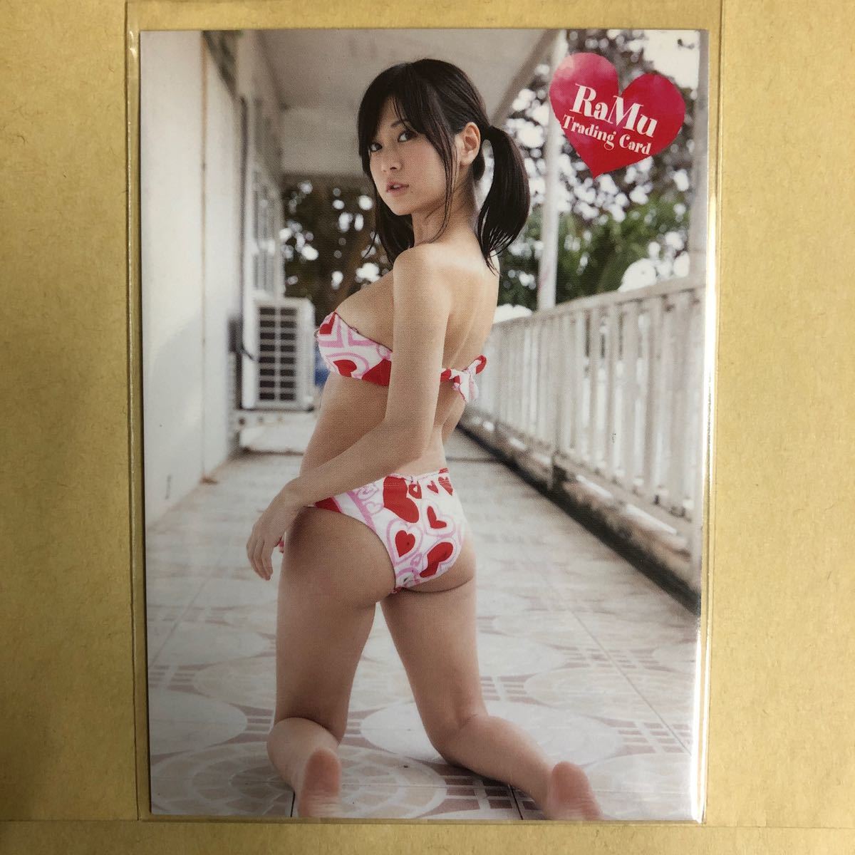 RaMu 2019 トレカ アイドル グラビア カード 水着 ビキニ 016 タレント ファースト トレーディングカード_画像1
