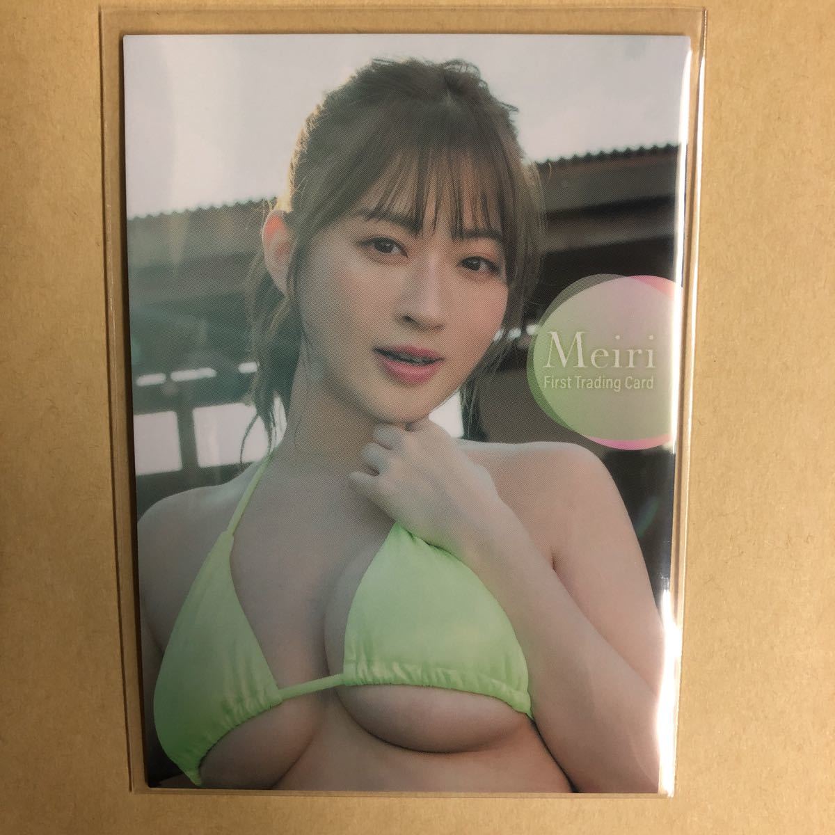 メイリ ヒッツ トレカ アイドル グラビア カード 水着 ビキニ RG54 タレント ファーストトレーディングカード 水沢めいの画像2