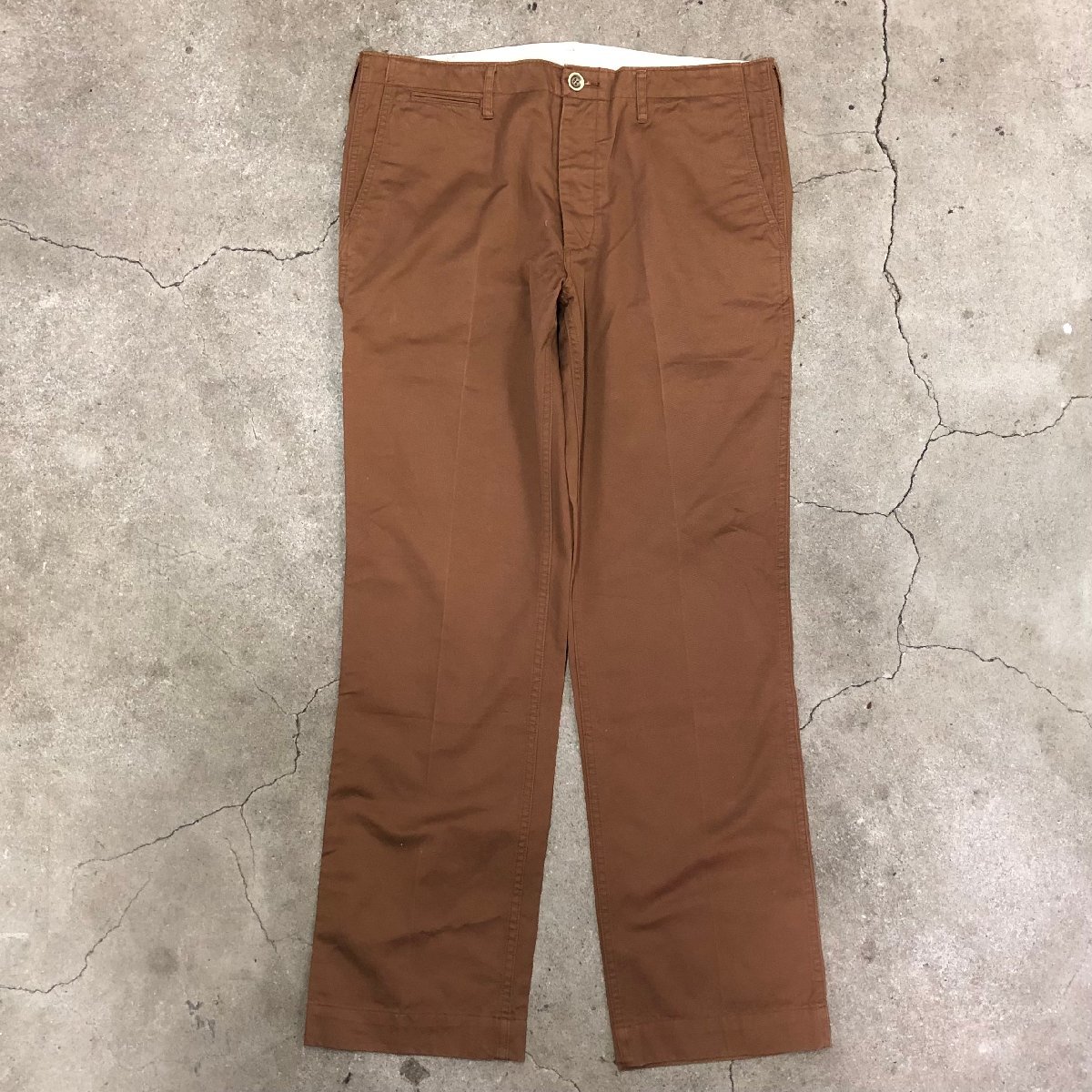 13ss visvim SLIM CHINO BROWN_画像1