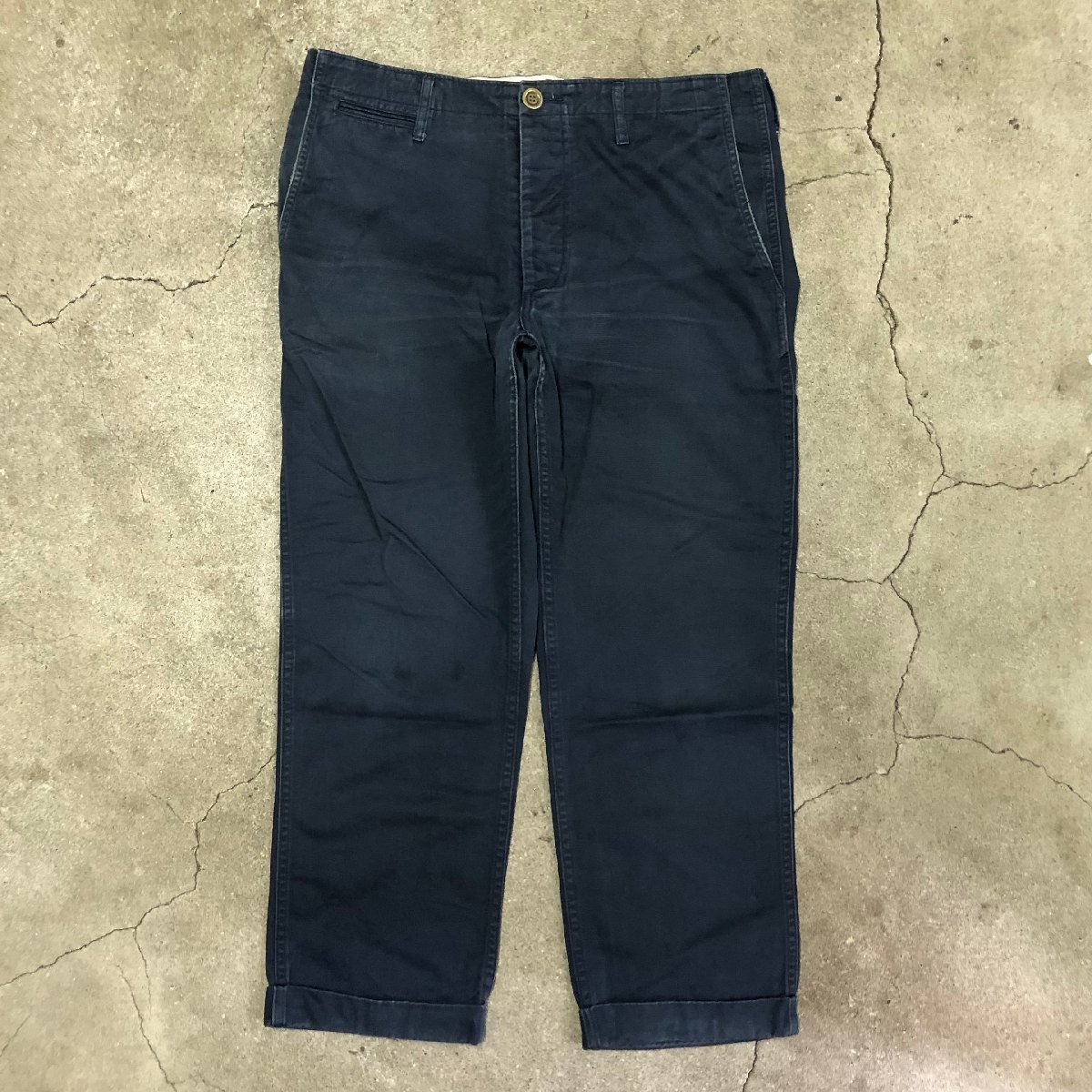 15aw visvim HIGH-WATER CHINO NAVY_画像1