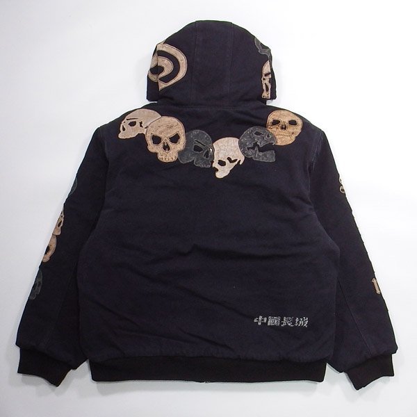 未使用品 Supreme Great China Wall Hooded Work Jacket Black M シュプリーム 中國長城 グレートチャイナウォール ワークジャケット_画像2