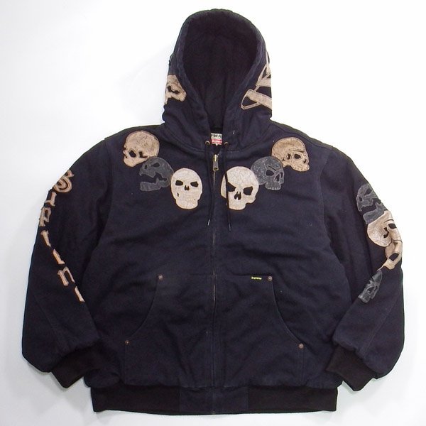 未使用品 Supreme Great China Wall Hooded Work Jacket Black M シュプリーム 中國長城 グレートチャイナウォール ワークジャケット_画像1