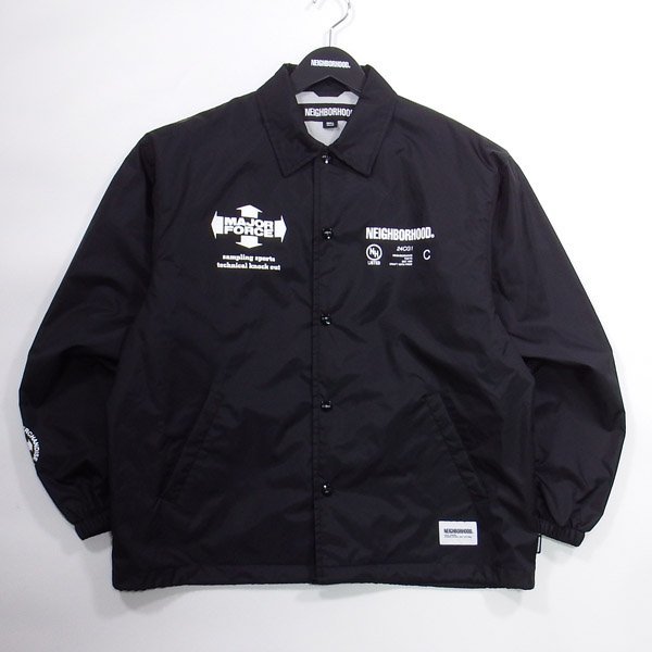 未使用品 23aw NEIGHBORHOOD × MAJOR FORCE WINDBREAKER JACKET S ネイバーフッド メジャーフォース ブラック_画像1