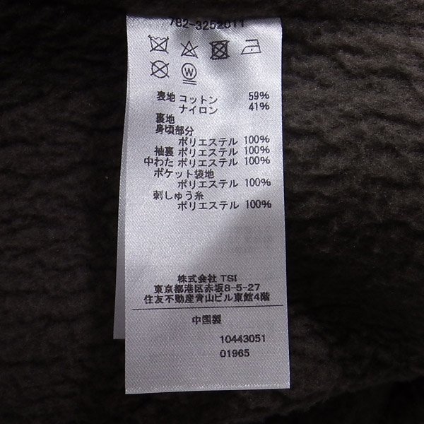 美品 Schott 裏ボア コーチジャケット グレー 2XL ショット_画像5