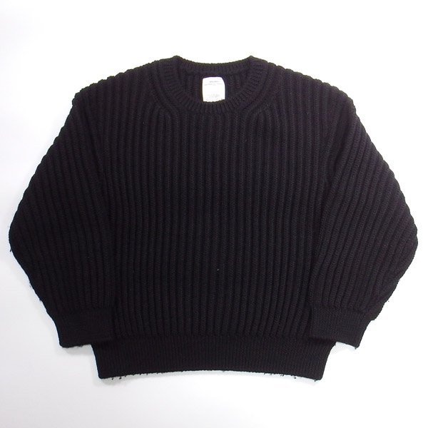 美品 20aw visvim AMPLUS CREW L/S (W/L) BLACK 1_画像1