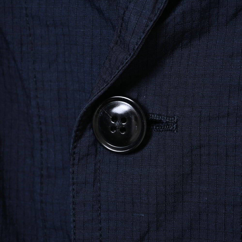 DRIES VAN NOTEN 2B cotton tailored jacket 44 navy Dries Van Noten KL4BUCSL20