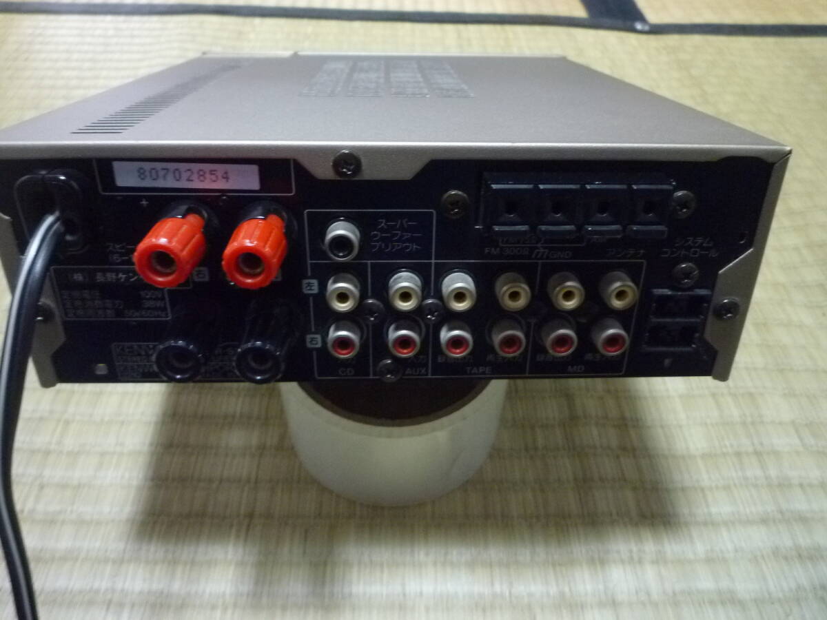 KENWOOD ケンウッド R-SE7 チューナーアンプ プリメイン アンプ Pure-A Stereo Receiver 小型 純A級 MADE IN JAPAN 日本製 中古 動作品 _画像6