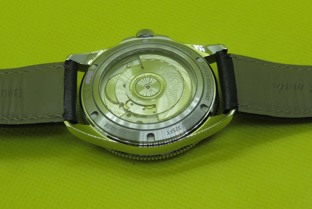 Bell&Ross BR V2-92 ( bell & Roth ) Vintage самозаводящиеся часы нержавеющая сталь кожа ремень 