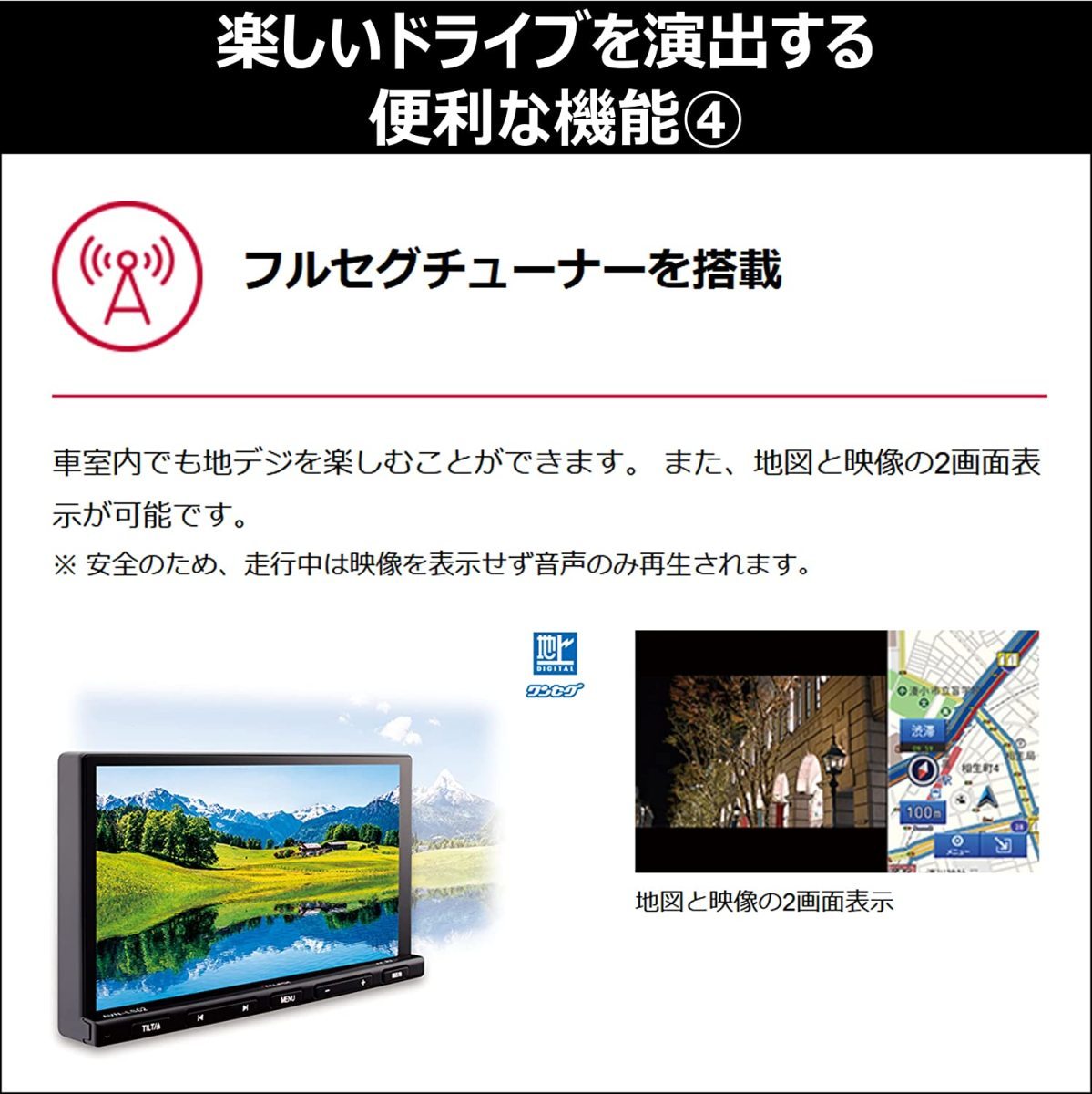 AVN-LS02＋BEC113 バックカメラセット 新品未開封 送料無料 新品 2DIN 地デジ DVD CD Bluetooth 多言語:英語,中国語,韓国語に対応 カーナビ_画像7