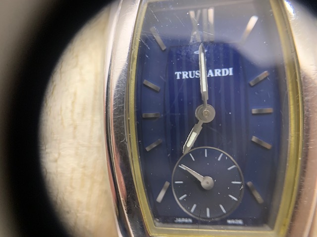 ☆1000円スタート☆ TRUSSARDI トラサルディ　TR-5055　TR-0056　ペアウオッチ　◆23352_画像3