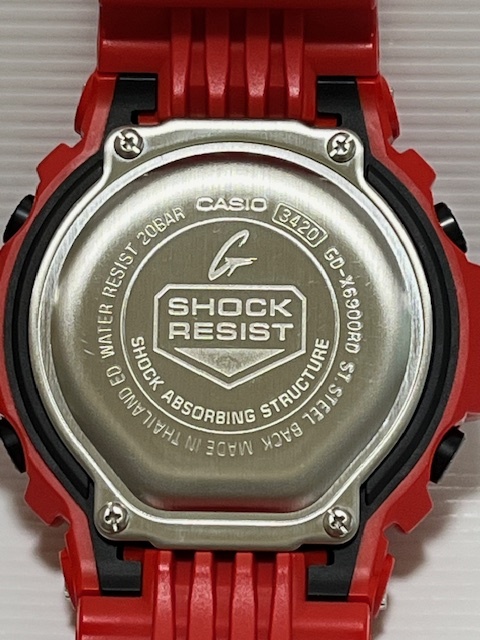 CASIO G-SHOCK GD-X6900RD-4 レッド_画像7