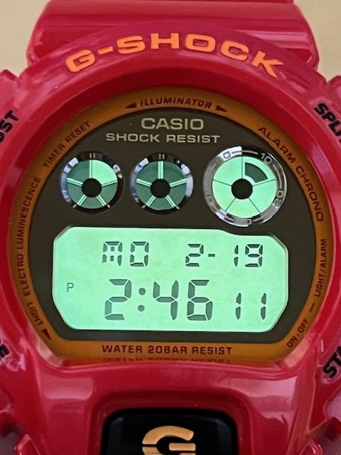 CASIO G-SHOCK DW-6900CB-4 Crazy Colors （クレイジーカラーズ） レッド_画像7
