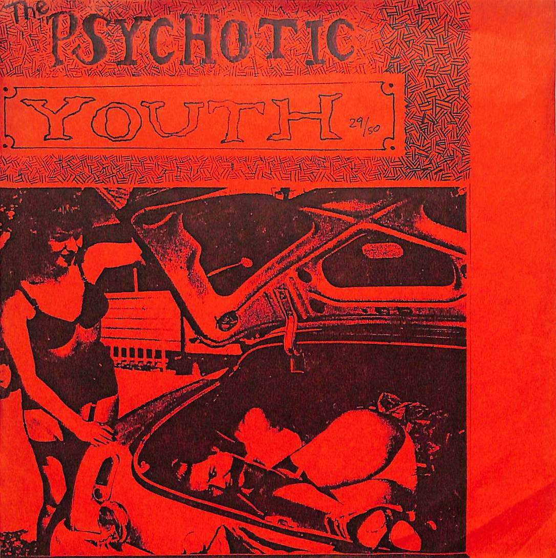 C00186655/ソノシート/The Psychotic Youth「Johnny Too Bad(1985年：SUN RECORD COMPANY)」_画像1