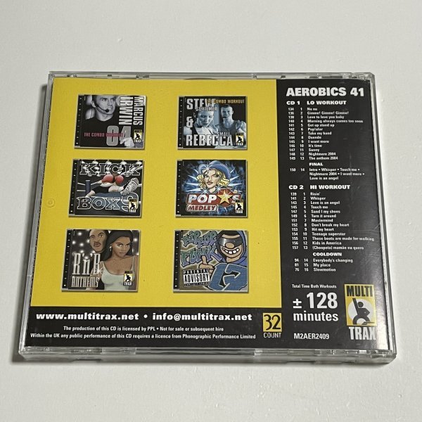 エアロビクス2枚組CD『MULTITRAX Aerobics 41』_画像2