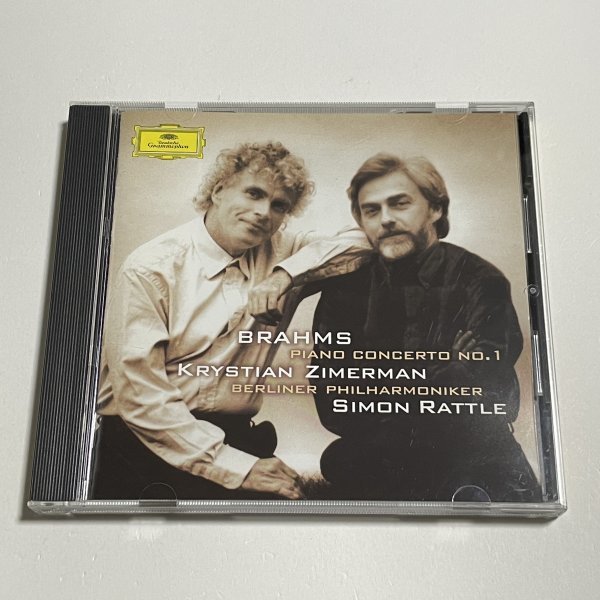 国内盤CD『ブラームス： ピアノ協奏曲 第1番 クリスティアン・ツィマーマン サイモン・ラトル ベルリン・フィル』UCCG-1272の画像1