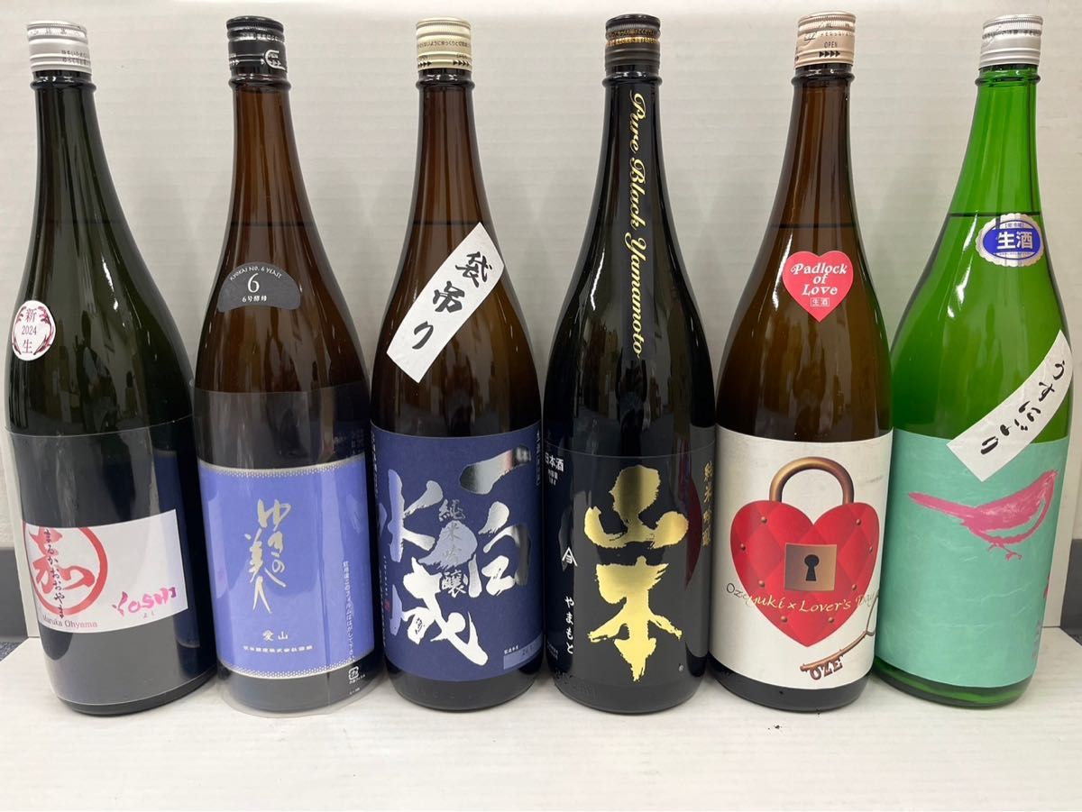 値下げ！日本酒　一升瓶6本セット