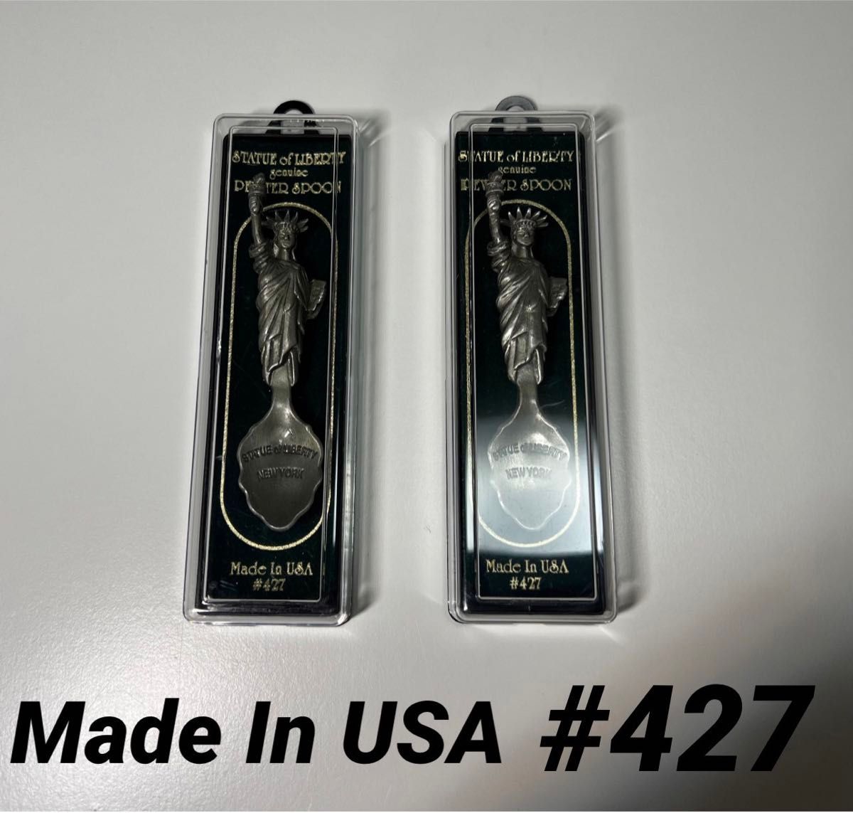 【未使用】アメリカ　自由の女神　スプーン　Made In USA  #427