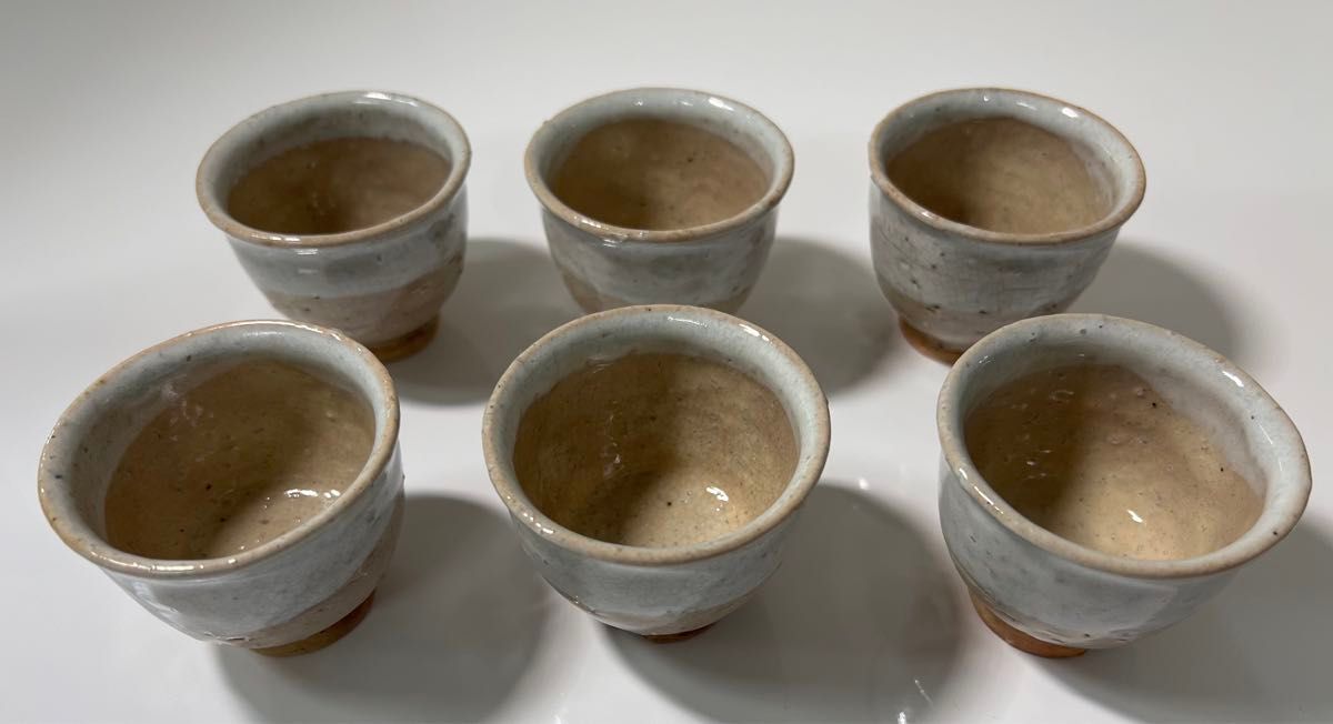 【未使用】萩焼　茶器　泉流山造　茶器セット　急須　湯呑　湯冷まし　陶器
