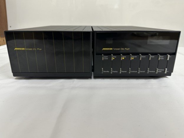 MERIDIAN メリディアン CDプレーヤー ブラック 206D リモコン付き ハーマン正規輸入品 動作確認済み 現状品 中古の画像1