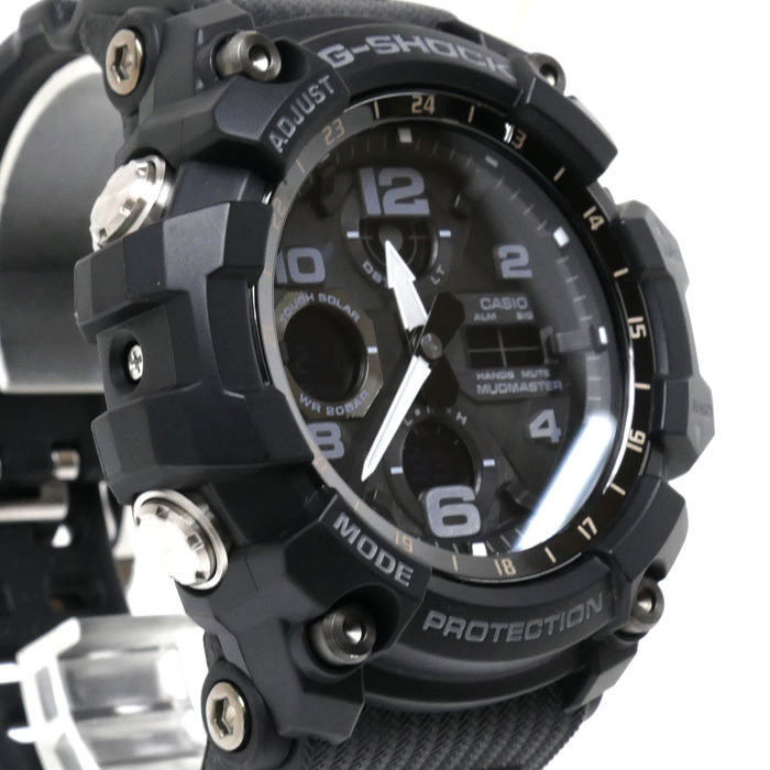 CASIO カシオ G-SHOCK マッドマスター 電波 腕時計 ソーラー GWG-100-1AER 海外モデル メンズ 中古_画像3