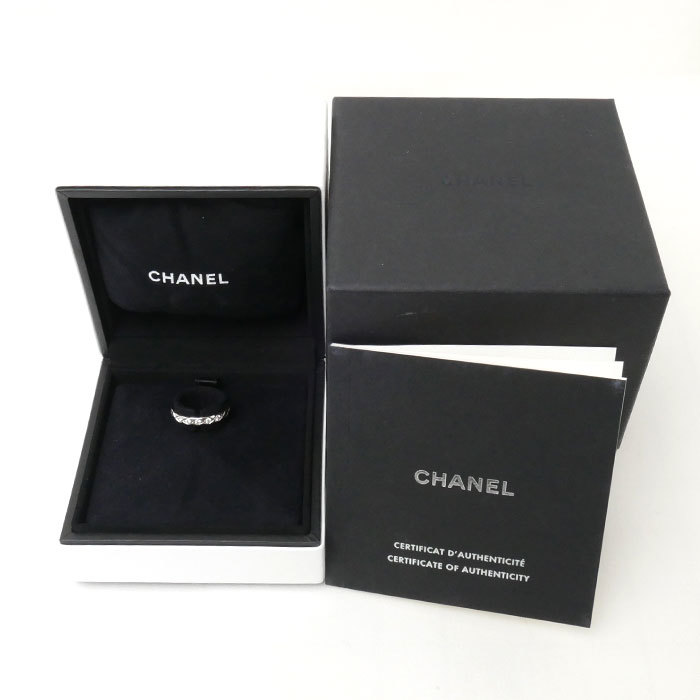 CHANEL シャネル Pt950プラチナ ココクラッシュ 5P ダイヤ リング・指輪 J11355 ダイヤモンド 10号 50 4.1g レディース 中古 美品_画像7