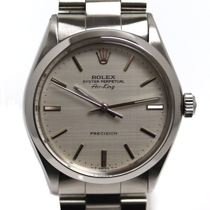 ROLEX ロレックス エアキング 腕時計 自動巻き 5500 モザイク文字盤 アンティーク品 メンズ 中古
