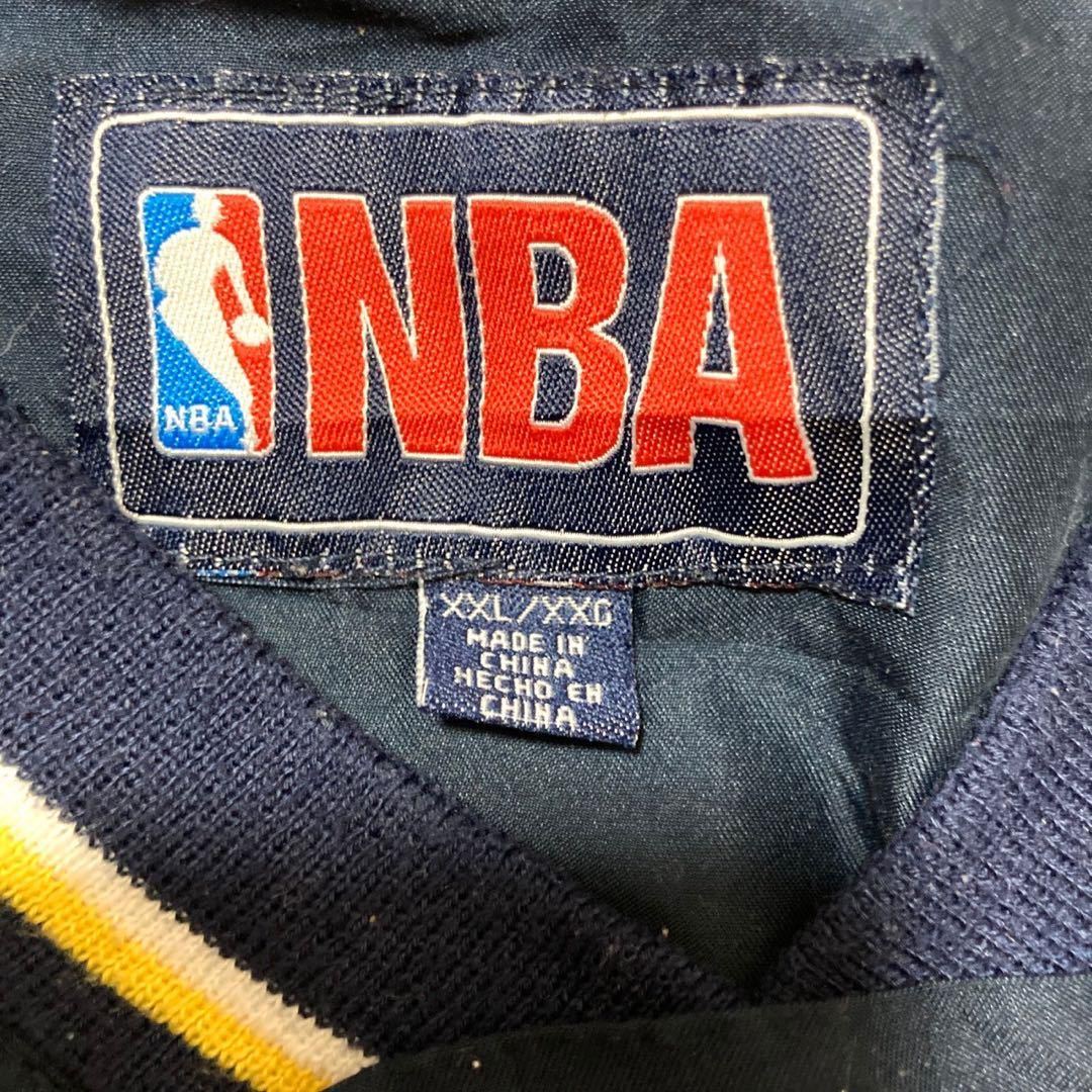 NBAインディアナ・ペイサーズ　プルオーバーナイロンジャケット　刺繍ロゴ　2XL
