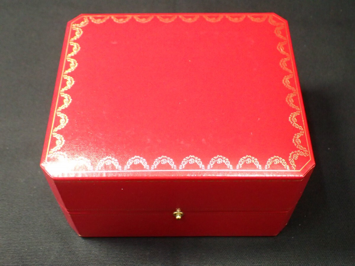 m2165 / Cartier カルティエ 時計ケース 時計用 空箱 ケース ボックス ウォッチケース 腕時計 BOX CO1018 説明書 LI-1061 セット 現状品_画像3