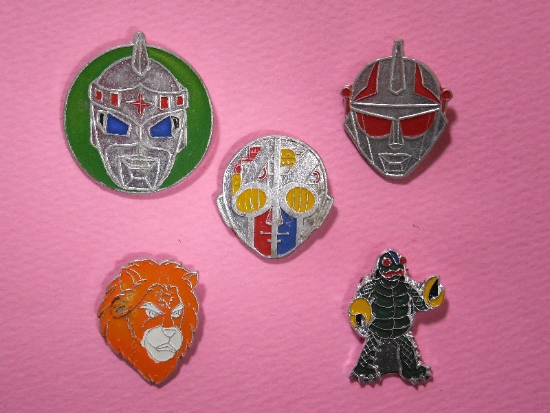  that time thing Shogakukan Inc. badge Android Kikaider 01 iron King jumbo -gA manner . lion circle Ultraman monster sofvi bruma.kbachi