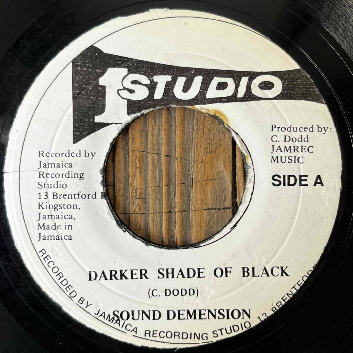 ★試聴！鉄板/名曲/MUST【Sound Dimension/Darker Shade Of Black/Cornell Campbell/Under The Old Oak Tree】7inch Studio One JA Repress_画像1