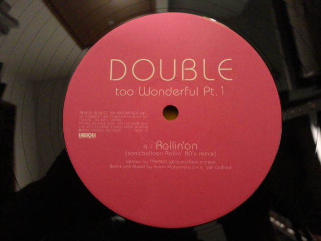 Double 3枚セット 名盤 最高ヴォーカル Re:Vision Pt-01 & Pt-03 ,Too Wonderful Pt. 2 収録　R&B / HOUSE _画像2