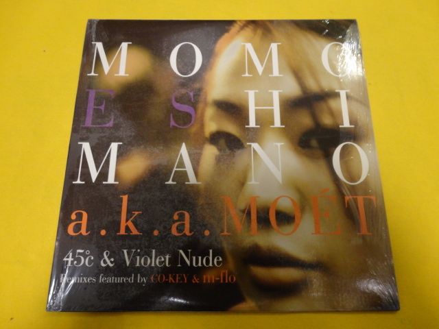 嶋野百恵 Momoe Shimano A.K.A Mot 45℃ & Violet Nude シュリンク付 オリジナル原盤 12 メロディアスJ-R&B 視聴_画像1