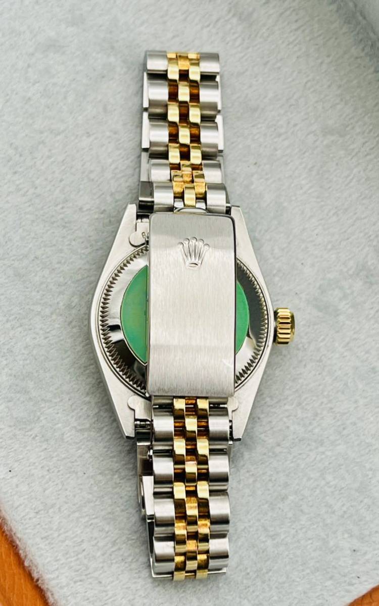 美品 ロレックス ROLEX オイスターパーペチュアル デイトジャスト レディース 69173 K18YG SS 腕時計 レディース 自動巻き 腕時計 稼働品 _画像7