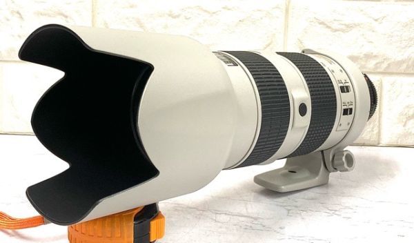 Nikon ニコン ED AF-S NIKKOR 80-200mm 1:2.8D 一眼レフ用 大口径望遠ズームレンズ ライトグレー ケース付 動作未確認 fah 2A670_画像8