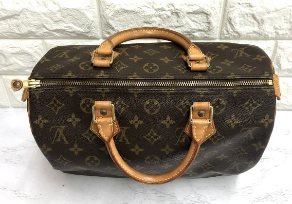 LOUIS VUITTON ルイヴィトン モノグラム スピーディ30 M41526 ハンドバッグ ミニボストンバッグ 鞄 fah 2S234/①_画像6