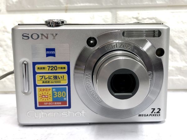 SONY ソニー Cyber-shot サイバーショット DSC-W35 コンパクトデジタルカメラ 簡単操作確認済 バッテリーパック、チャージャー付 fah 2S020_画像10