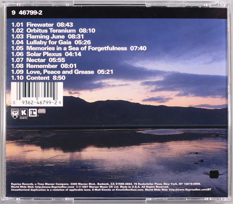 (CD) BT 『ESCM』 輸入盤 9 46799-2 Perfecto/Kinetic/Reprise Records Progressive Trance / E.S.C.M. / Paul van Dykの画像2
