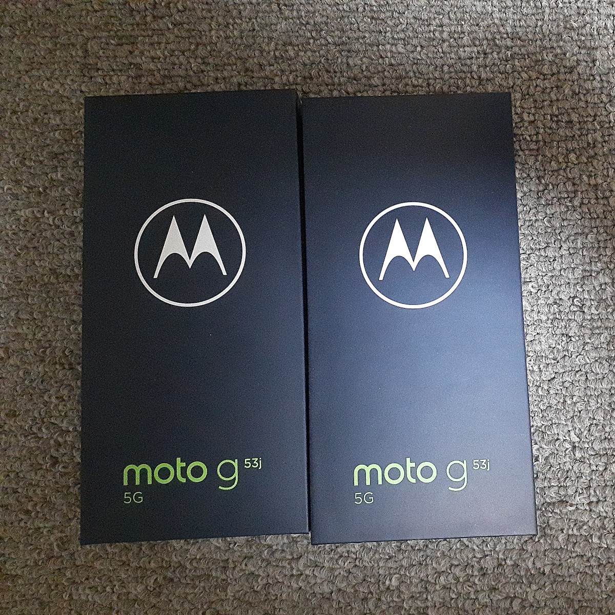 新品未使用　moto　g53 シルバー&ブラック２台セット(4000円クーポン対応)