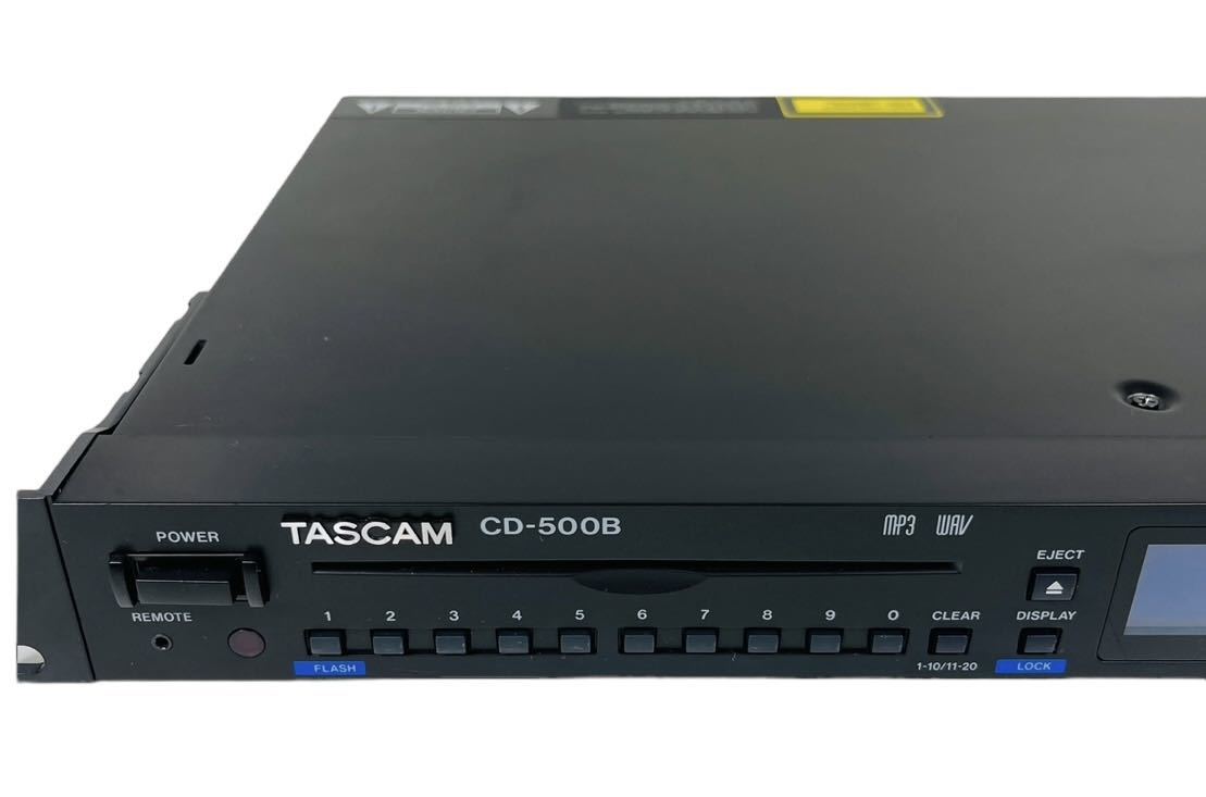 TASCAM タスカム 業務用1U プロ仕様 CDプレーヤー CD-500Bの画像3