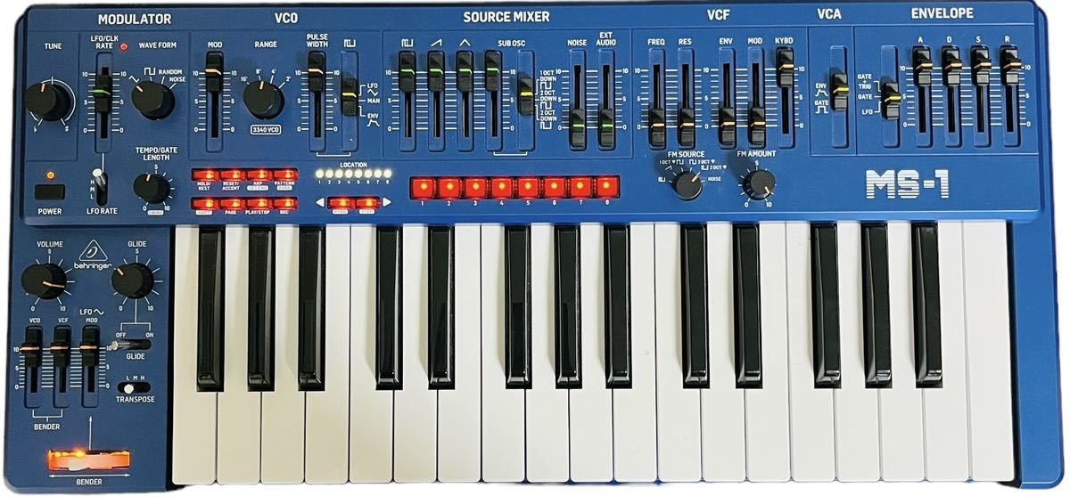 behringer ベリンガー アナログシンセサイザー MS-1 ブルー (SH behringer ベリンガー アナログシンセサイザー MS-1 ブルー (SH